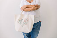 Heart Leaves Tote